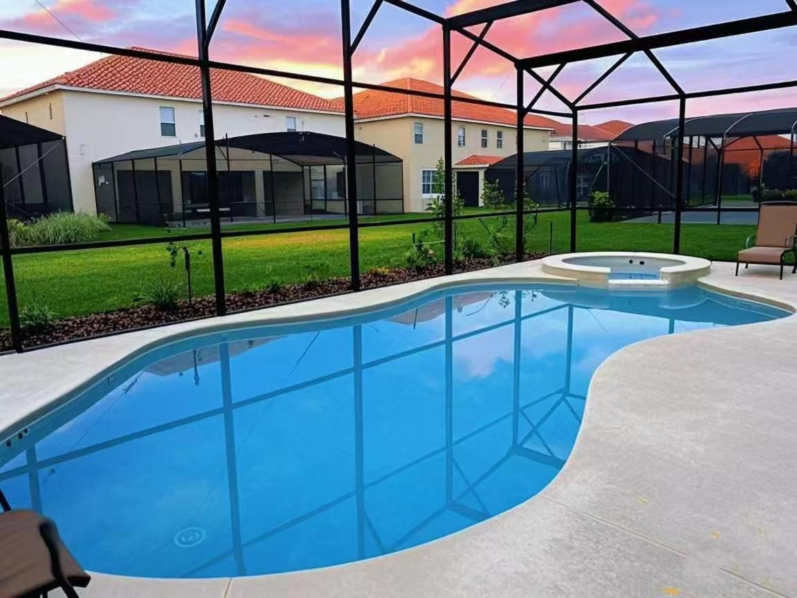 Family Retreat - Double Rms Or King Rms Shared Bath - Luxury Club-Pool Spa-Near Disney Parks With Wifi Davenport Eksteriør billede