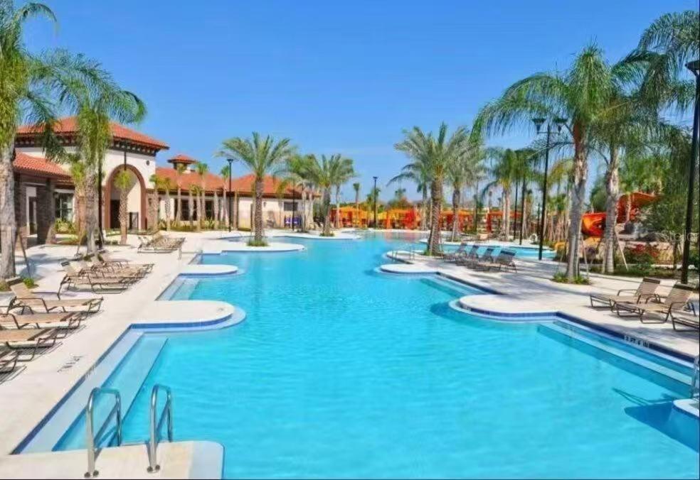 Family Retreat - Double Rms Or King Rms Shared Bath - Luxury Club-Pool Spa-Near Disney Parks With Wifi Davenport Eksteriør billede