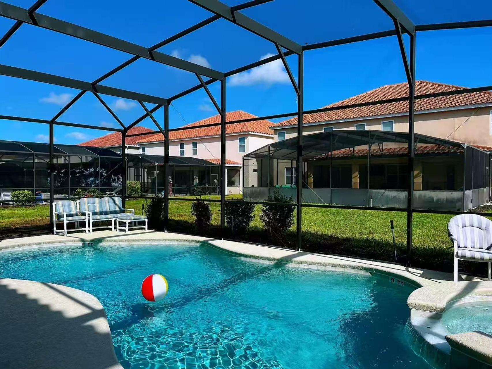 Family Retreat - Double Rms Or King Rms Shared Bath - Luxury Club-Pool Spa-Near Disney Parks With Wifi Davenport Eksteriør billede